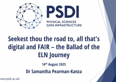 Seekest thou the road to, all that’s digital and FAIR – the Ballad of the ELN Journey : webinar recording available