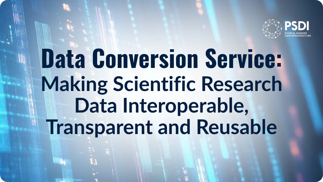 Data Conversion Service: Making Scientific Research Data Interoperable, Transparent and Reusable