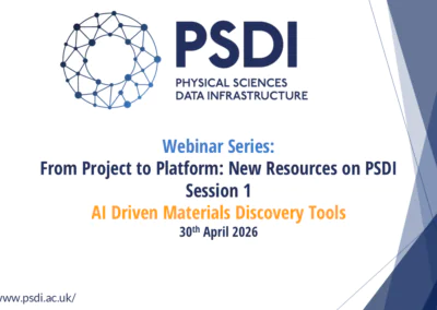 From Project to Platform: New Resources on PSDI – Session 1: webinar recording available