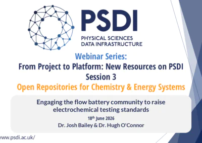 From Project to Platform: New Resources on PSDI – Session 3: webinar recording available